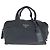 Borsa da viaggio in nylon Prada con logo Triangle Tessuto Nero