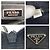 Borsa da viaggio in nylon Prada con logo Triangle Tessuto Nero - vista 4