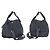 Borsa da viaggio in nylon Prada con logo Triangle Tessuto Nero - vista 8