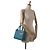 Dior Lady Dior Medium Blu Cannage Agnello Argento - vista 2