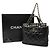 Borsa Tote Chanel Coco Mark Portobello Matelasse Nero - vista 9