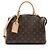 Tote Petit Palais in Canvas Monogram Louis Vuitton Marrone