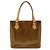 Bolso Tote Louis Vuitton Vernis Houston Bronze Metálico Bronce
