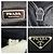 Borsa a tracolla Prada Nylon Tessuto Triangle Logo Nero - vista 4