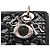 Dior Lady Dior Medium Vernice Nero Argento - vista 7