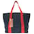 Prada Canapa Canvas Tote Bag Blau