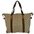 Gucci Vintage GG Supreme Canvas Boston Tote Braun Beige - Ansicht 2