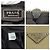 Clutch de lona e couro com logo Prada Marrom Bege - vista 4
