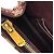 Borsa a tracolla clutch Christian Dior Oblique Saddle Bordeaux Rosso - vista 7