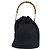 Borsa a mano Gucci Bamboo Nylon Leather Nero - vista 2