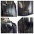 Borsa a mano Gucci Bamboo Nylon Leather Nero - vista 6