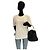 Borsa a mano Gucci Bamboo Nylon Leather Nero - vista 7