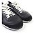 Chanel COCO Mark Leder-Sneaker Schwarz - vista 7
