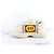 Gucci Sneakers Laiton Square Logo Bianco - vista 7