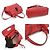Gucci Piccola borsa a manico Bamboo in pelle rossa Rosso - vista 4