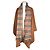 Burberry Langer Kaschmir-Mantel mit Karomuster (Big Oversize) Braun