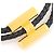 Hermès Gold-Toned Swift Calfskin Bracelet Black - view 5