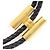 Hermès Gold-Toned Swift Calfskin Bracelet Black - view 7