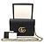 Gucci Mini borsa a tracolla GG Marmont in pelle texturizzata nera Nero - vista 2
