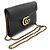 Gucci Mini borsa a tracolla GG Marmont in pelle texturizzata nera Nero - vista 3