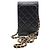 Chanel Mini borsa a tracolla con catena - Porta telefono in pelle di agnello Nero - vista 3