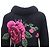 Kenzo Strickjacke mit Blumenstickerei Schwarz - Ansicht 6