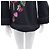 Kenzo Strickjacke mit Blumenstickerei Schwarz - Ansicht 8