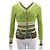 Kenzo Conjunto de cardigan e regata verde