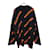 Balenciaga Oversized-Strickpullover mit Multi-Logo-Intarsia Schwarz  - Ansicht 2