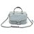 Tod's Tote militare in pelle bicolore azzurro cielo e bianco, media Blu