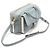 Tod's Tote militare in pelle bicolore azzurro cielo e bianco, media Blu - vista 2