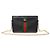 Gucci Piccola borsa a tracolla con catena WEB Ophidia in pelle nera Nero
