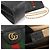Gucci Piccola borsa a tracolla con catena WEB Ophidia in pelle nera Nero - vista 7