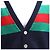 Gucci Gestreickter Wollstrickcardigan mit V-Ausschnitt Mehrfarben - Ansicht 11