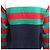 Gucci Gestreickter Wollstrickcardigan mit V-Ausschnitt Mehrfarben - Ansicht 16