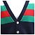 Gucci Gestreickter Wollstrickcardigan mit V-Ausschnitt Mehrfarben - Ansicht 2