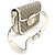 Gucci Borsa a Spalla GG Supreme Canvas e Pelle Bianca Horsebit Media Marrone - vista 3