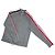 Thom Browne Giacca in Jersey con Zip Side Line Marrone - vista 4