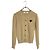 Comme Des Garcons Cardigan mit Rundhalsausschnitt beige Braun
