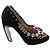 Valentino Décolleté in cristallo nero - vista 3