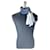 Louis Vuitton Sciarpa lunga in doppio chiffon di seta blu  - vista 2