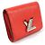 Louis Vuitton Carteira e porta-moedas Coccinelle Twist em couro Epi Vermelho - vista 2