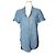 Helmut Lang Two-Tone Denim Shirt Blau