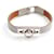 Hermès Bracciale Micro Rival Silver Stamp Marrone  - vista 1