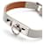 Hermès Bracciale Micro Rival Silver Stamp Marrone  - vista 3