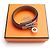 Hermès Bracciale Anemone Kelly Argentato Multicolore - vista 4