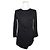 Maison Martin Margiela Top drapeado negro Maison Margiela