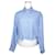 Sandro Camicia a righe blu e strass  - vista 1