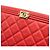 Chanel Clutch Large Boy in Agnello Trapuntato Rosso con Finiture Oro - vista 5