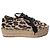 Tory Burch Sneaker espadrilles con stampa leopardata Marrone - vista 5